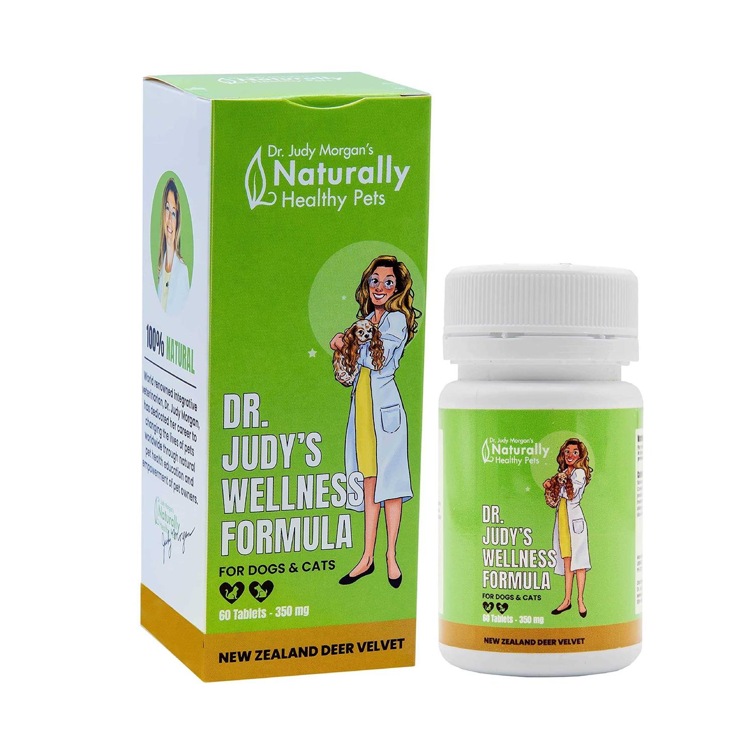 Dr. Judy Morgan’s Naturally Healthy Pets New Zealand Deer Velvet Wellness Formula for Dogs & Cats - Healthber
