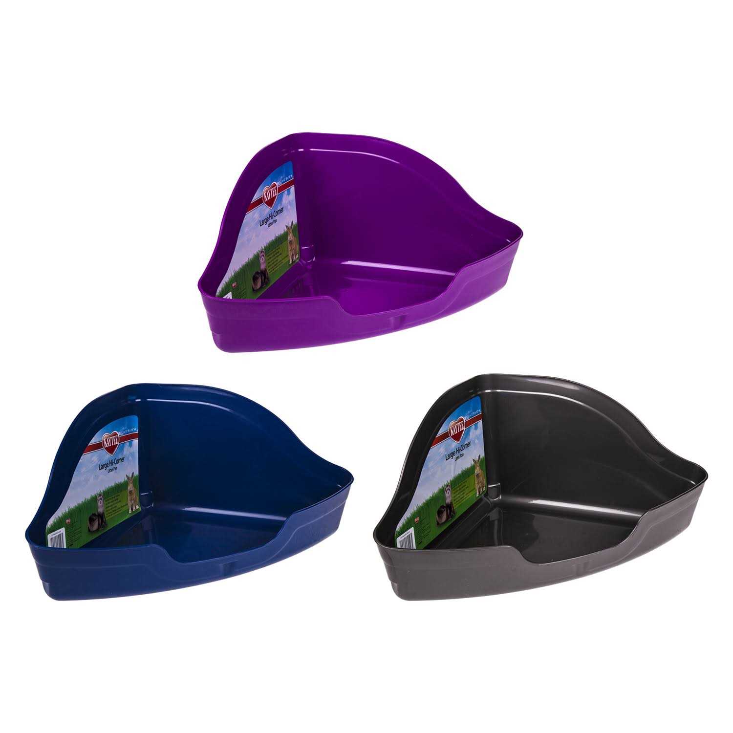 Kaytee Hi Corner Litter Pan - Healthber