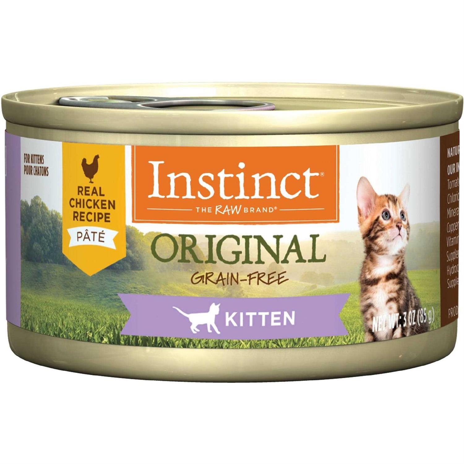 Instinct Original Kitten Real Chicken Recipe Grain-Free Wet Cat Food - Healthber