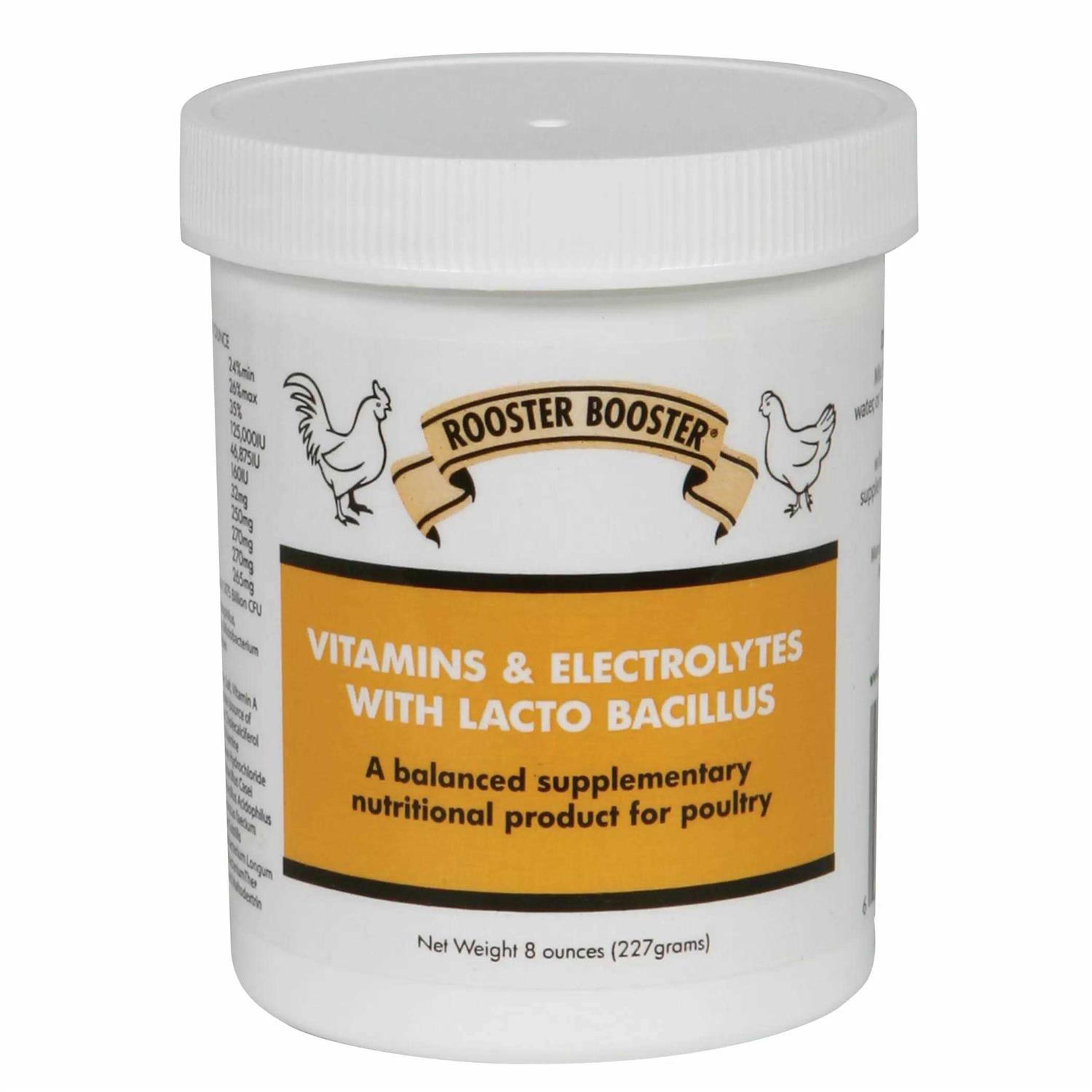 Rooster Booster Vitamins & Electrolytes with Lactobacillus - Healthber