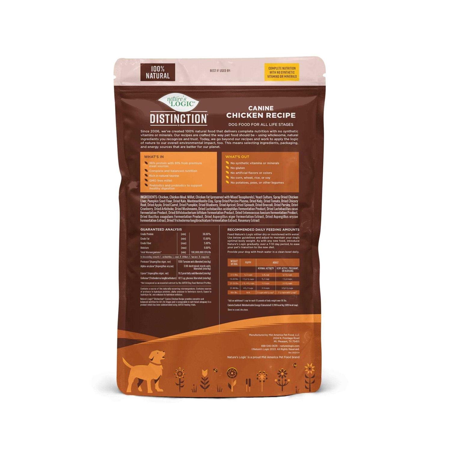 Nature’s Logic Distinction Beef Recipe Dry Dog Food - Healthber