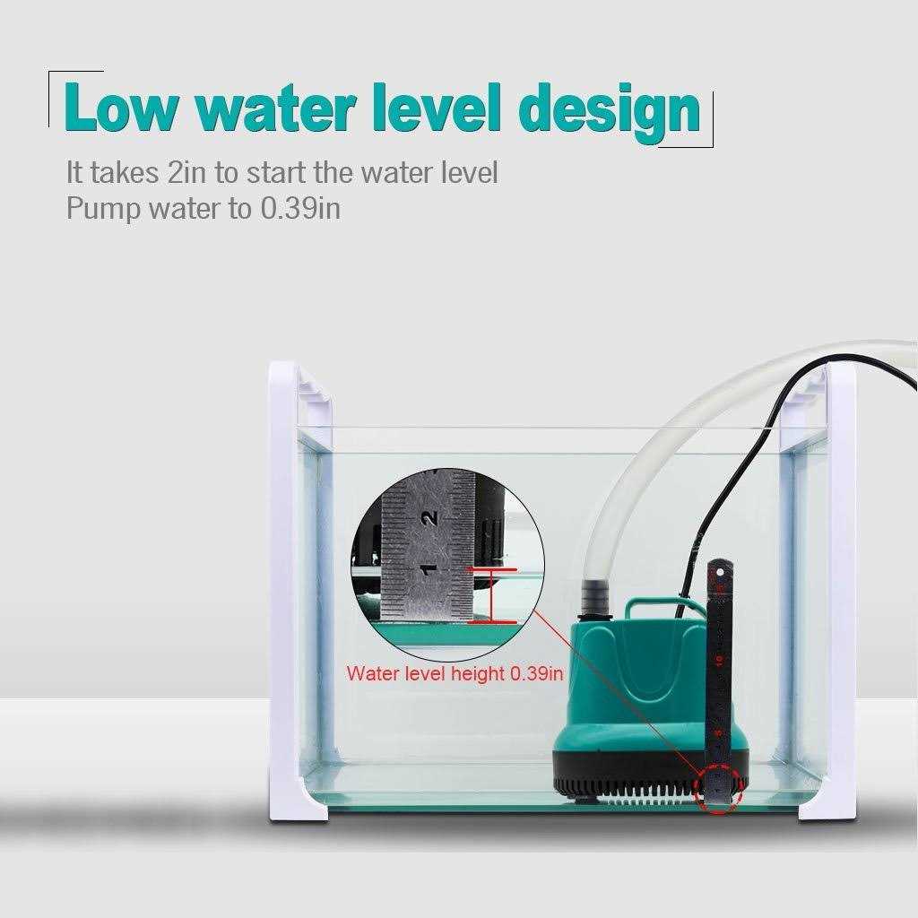 Upettools Submersible Water Pump Ultra Silence Circulation Multifunctional Water Pump with Handle for Pond - Healthber