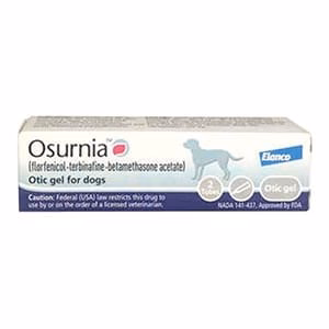 Osurnia (florfenicol, terbinafine, betamethasone acetate) Otic Gel for Dogs - Healthber
