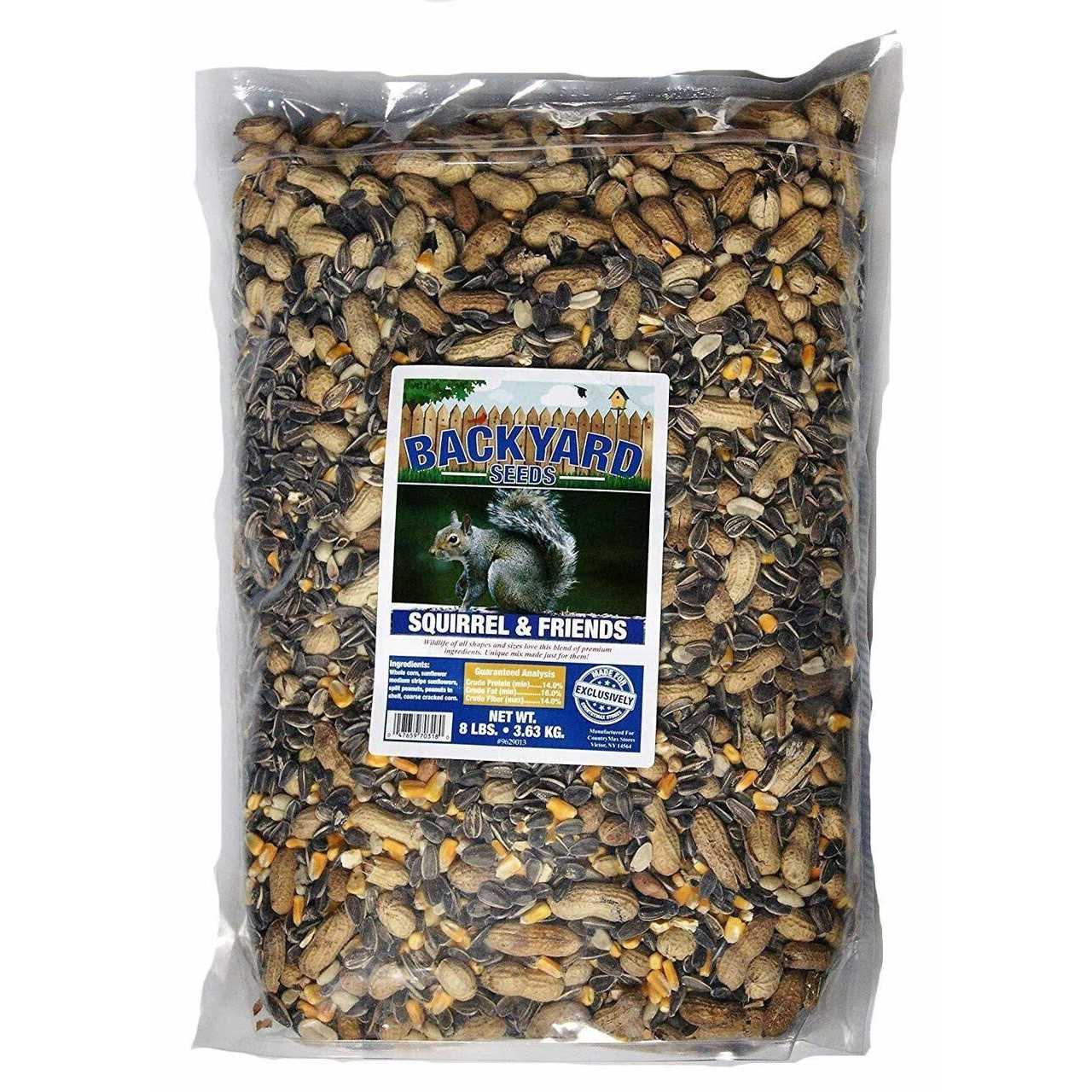 Backyard Seeds Squirrel & Friends Wildlife Mix - Healthber