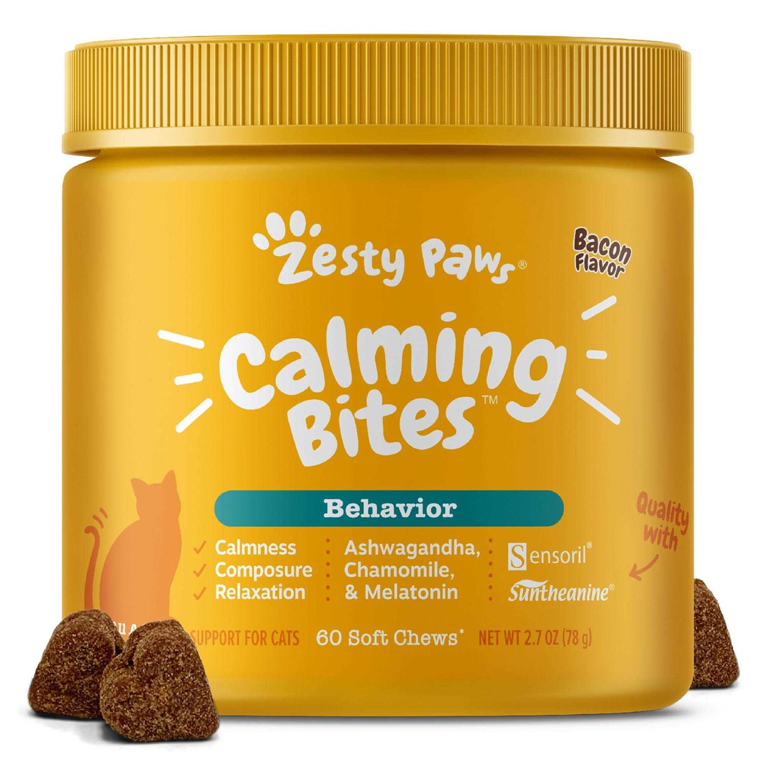 Zesty Paws Calming Bites for Cats - Healthber