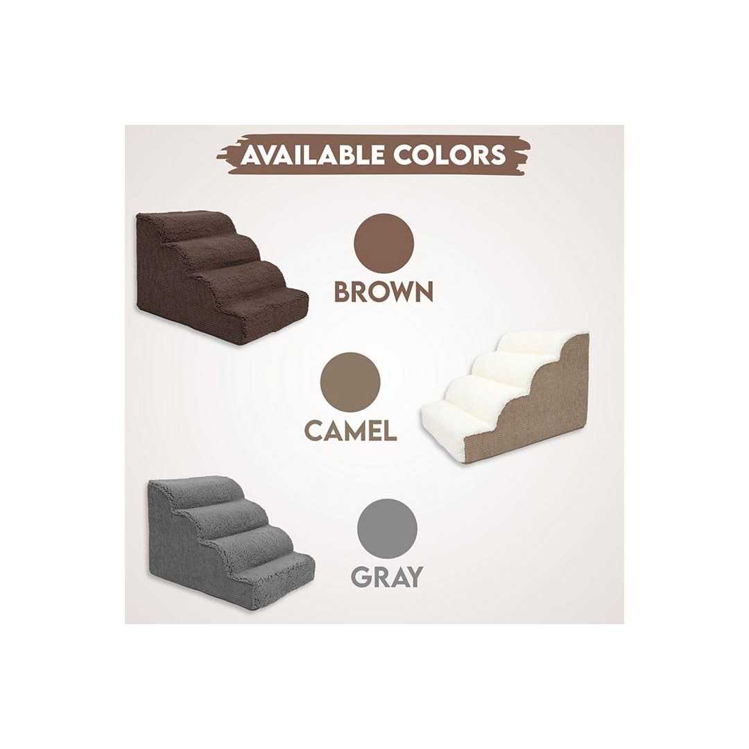 Precious Tails High Density Foam Scalloped Sherpa Top 4 Steps - Healthber