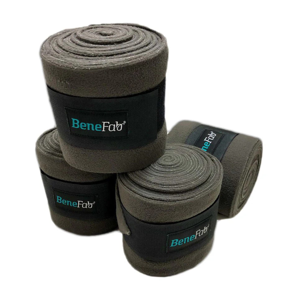 BeneFab Therapeutic Polo Wraps, Gray, 4 pk - Healthber