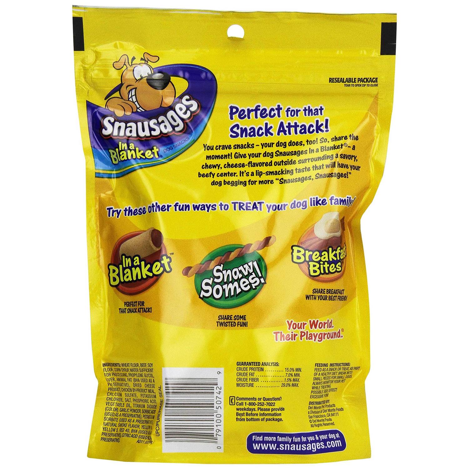 Snausages Dog Snacks In a Blanket - Healthber