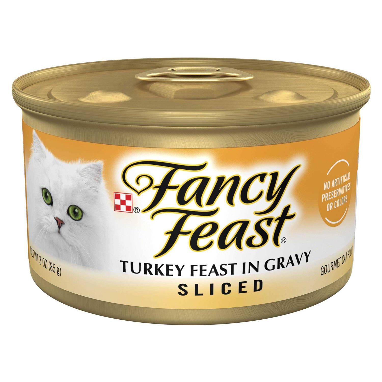 Purina Fancy Feast Wet Cat Food Sliced - Healthber