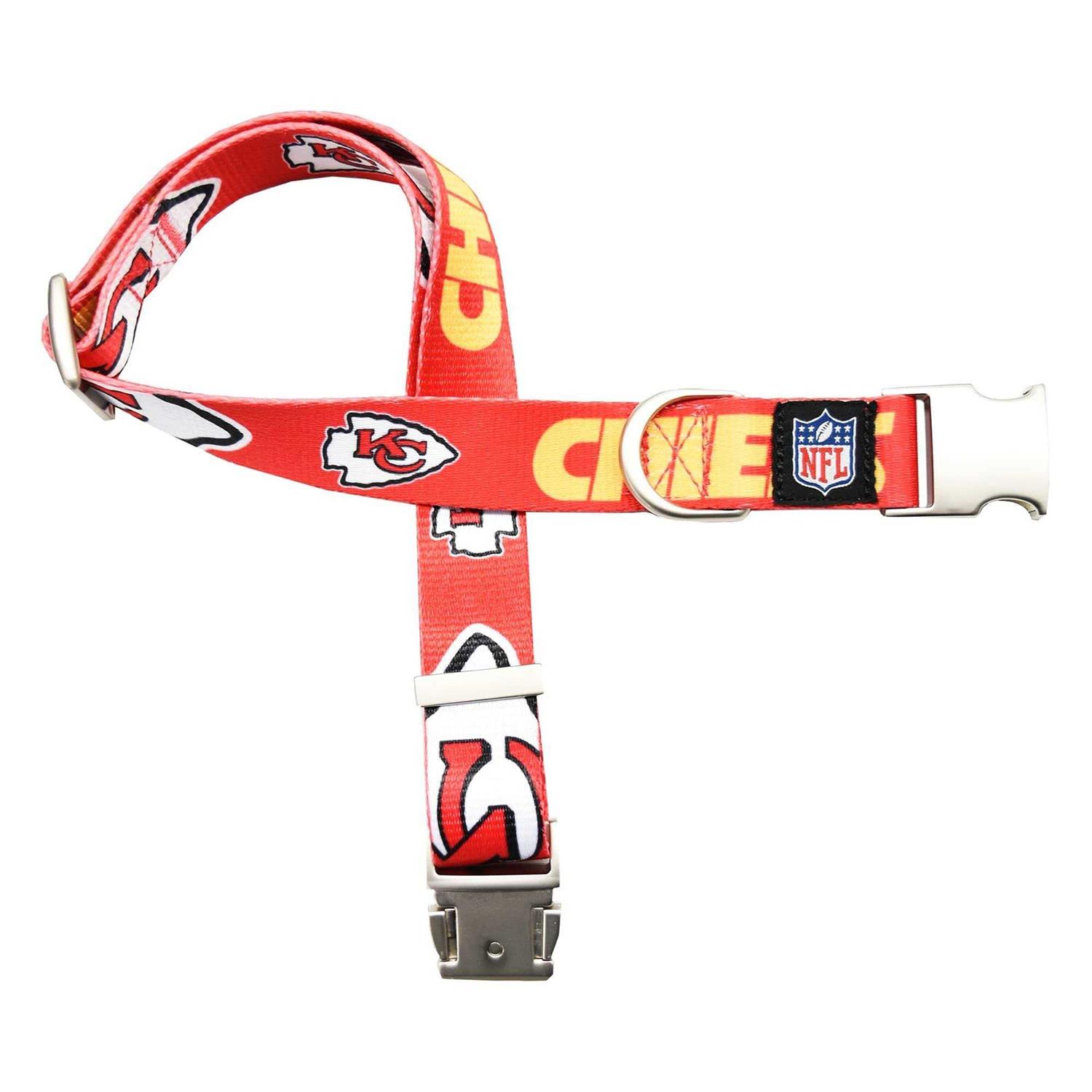 Littlearth Kansas City Chiefs Premium Pet Collar - Healthber