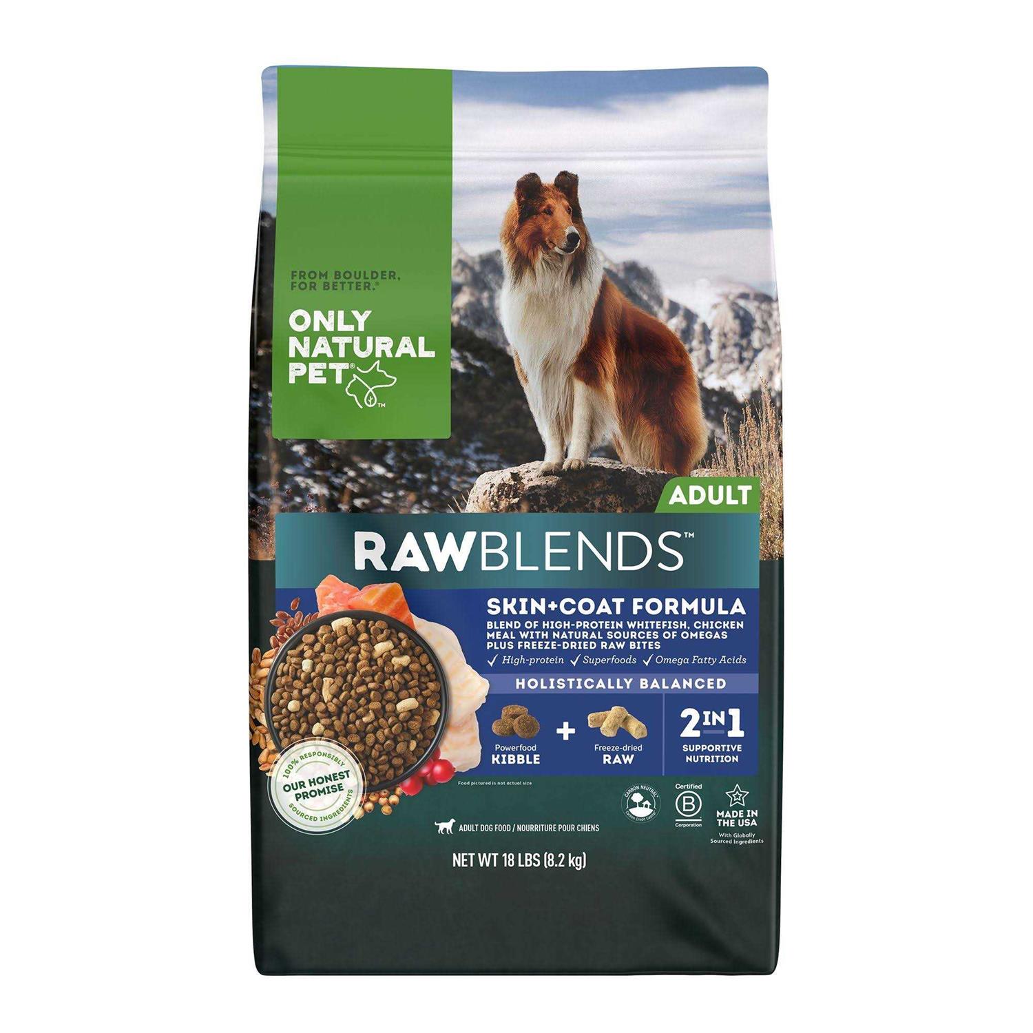 Only Natural Pet RawBlends Adult Dry Dog Food - Healthber