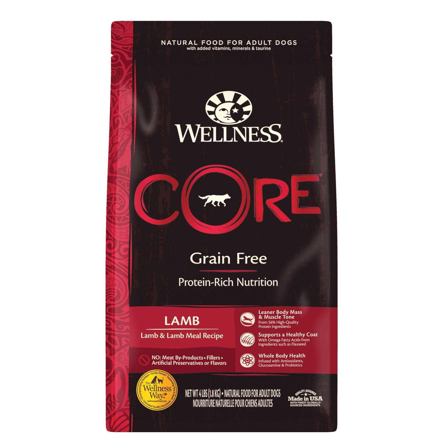 Wellness Core Natural Grain Free Lamb Dry Dog Food - Healthber