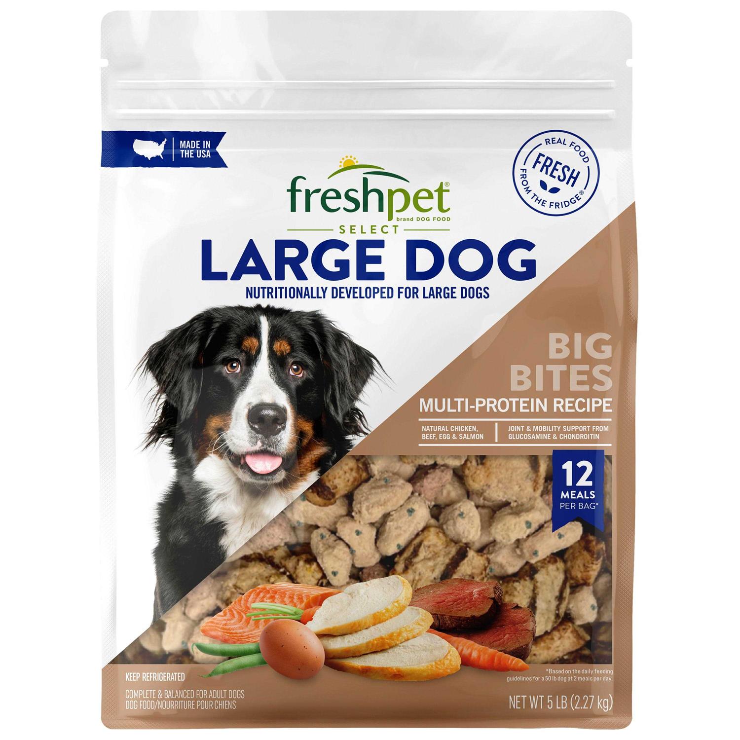 Freshpet Select Big Bites Multi-Protein Recipe Dog Food - Healthber