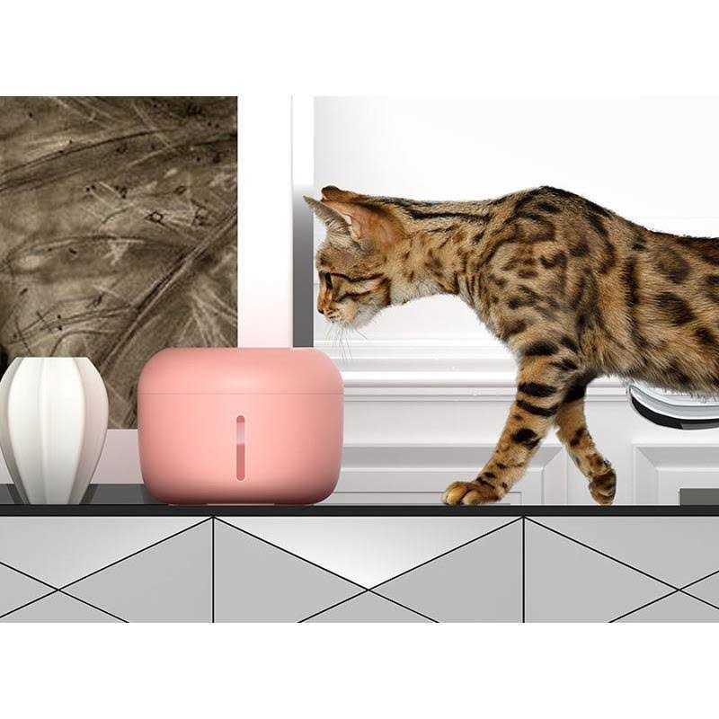 Pet Life Moda-Pure Ultra-Quiet Filtered Dog and Cat Fountain Waterer - Healthber