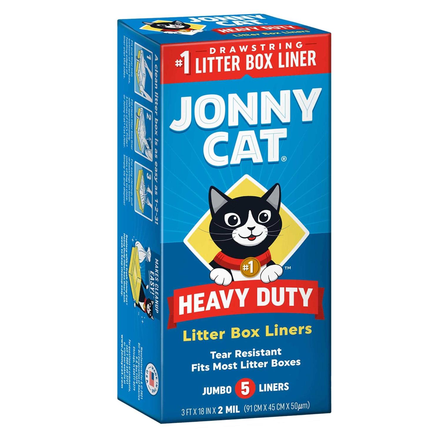 Jonny Cat Heavy Duty Litter Box Liners - Healthber
