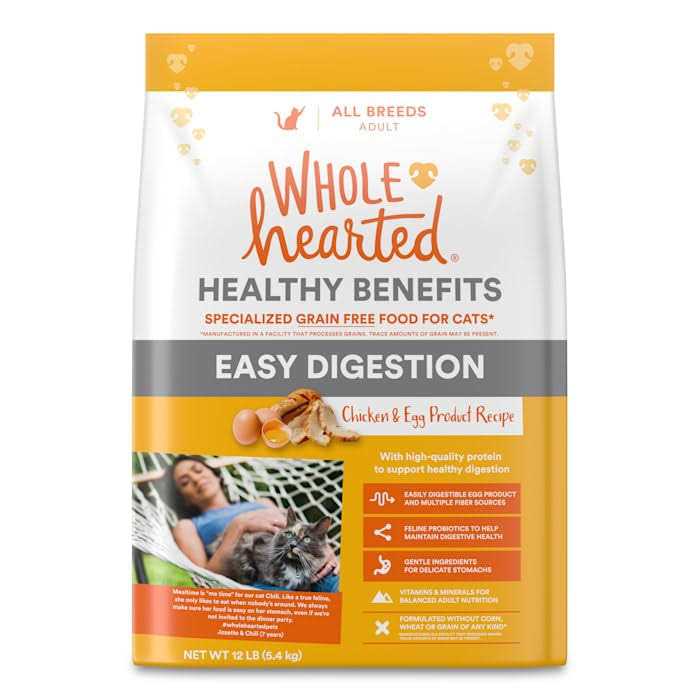 WholeHearted Grain Free Chicken Formula Dry Cat Food - Healthber