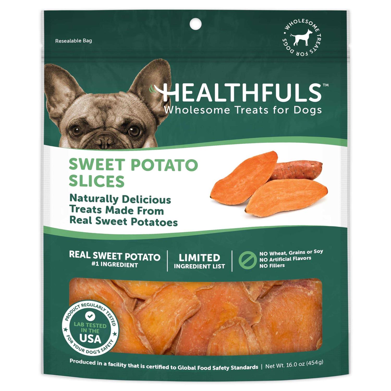Ruffin’ It Healthfuls Sweet Potato Slices Dog Treats - Healthber