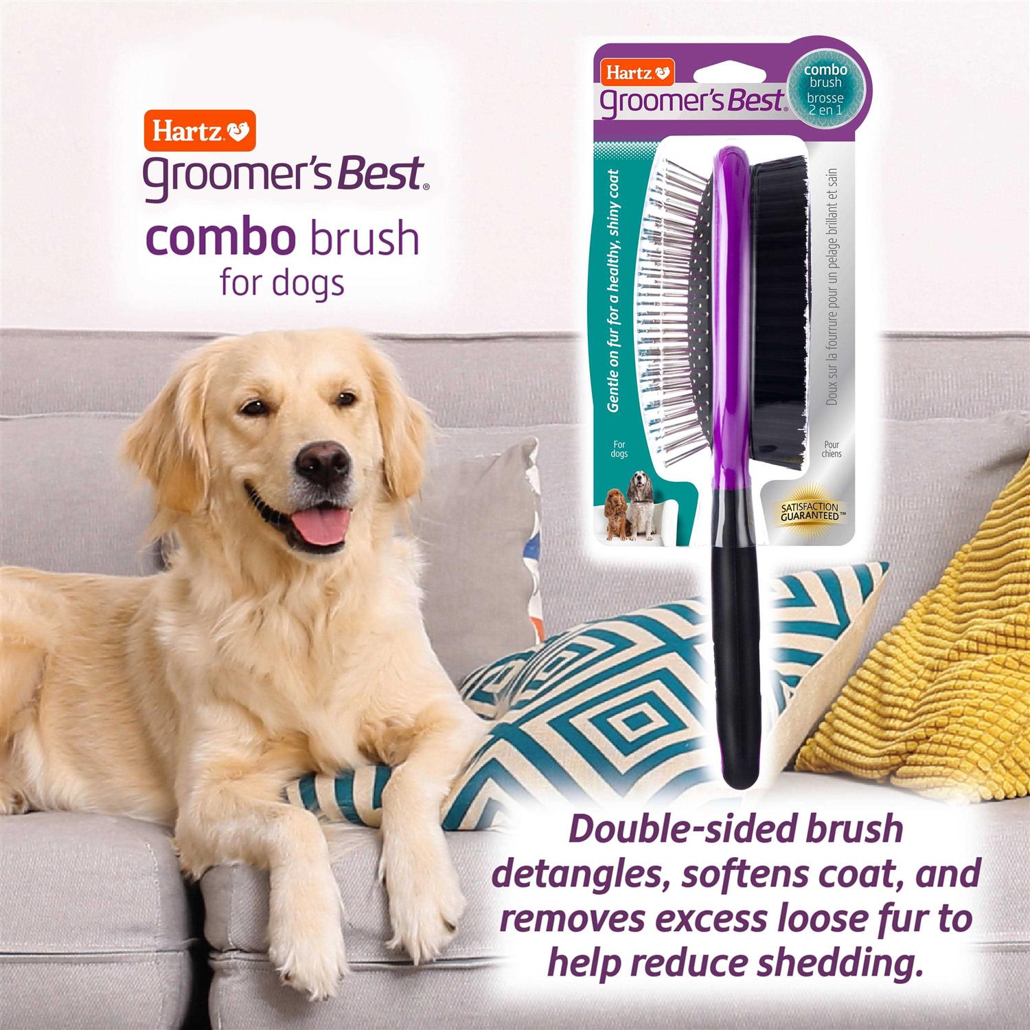 Hartz Groomer’s Best Combo Brush - Healthber