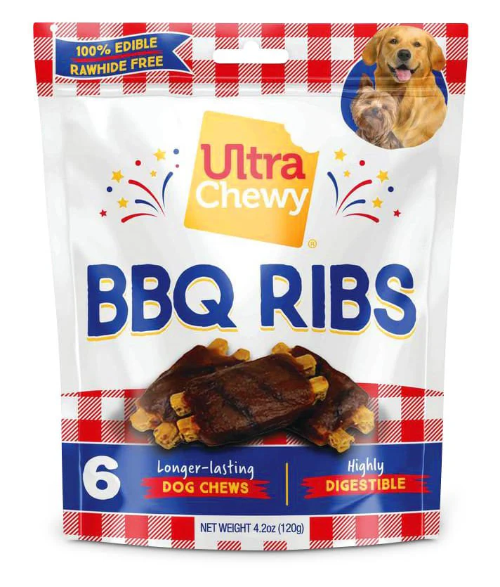 Ultra Chewy BBQ Ribs 6ct - Healthber