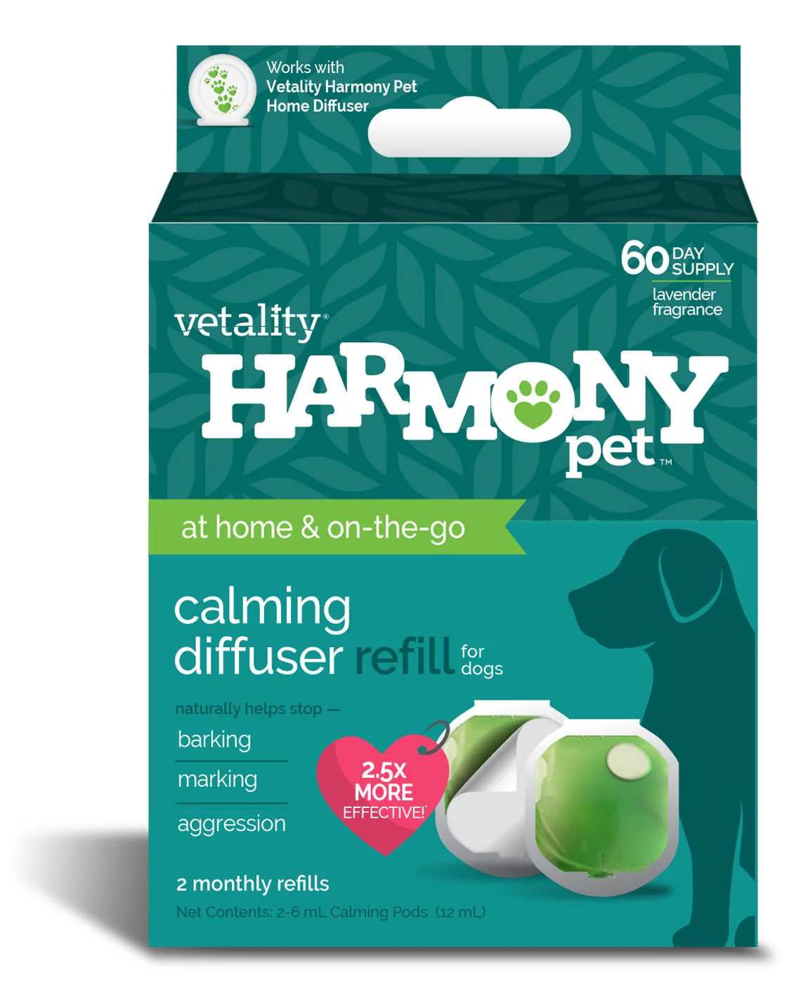 Harmony Pet Calming Home Diffuser Refills for Dogs, 2 ct - Healthber