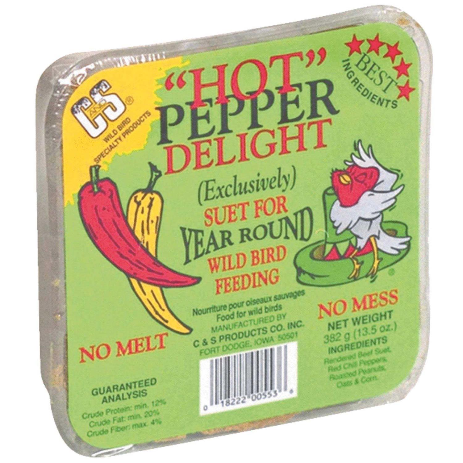 C & S Hot Pepper Delight Suet - Healthber