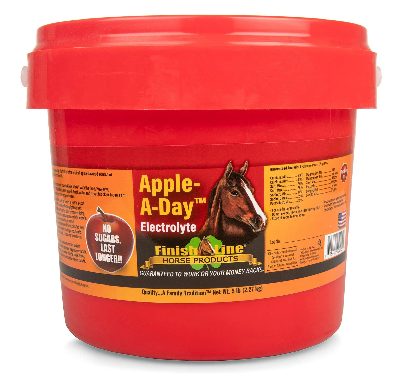 Apple-A-Day Electrolyte Supplement for Horses - Healthber