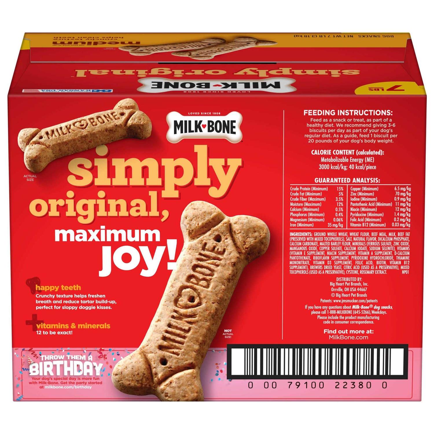 Milk-Bone Simply Original Dog Biscuits - Healthber