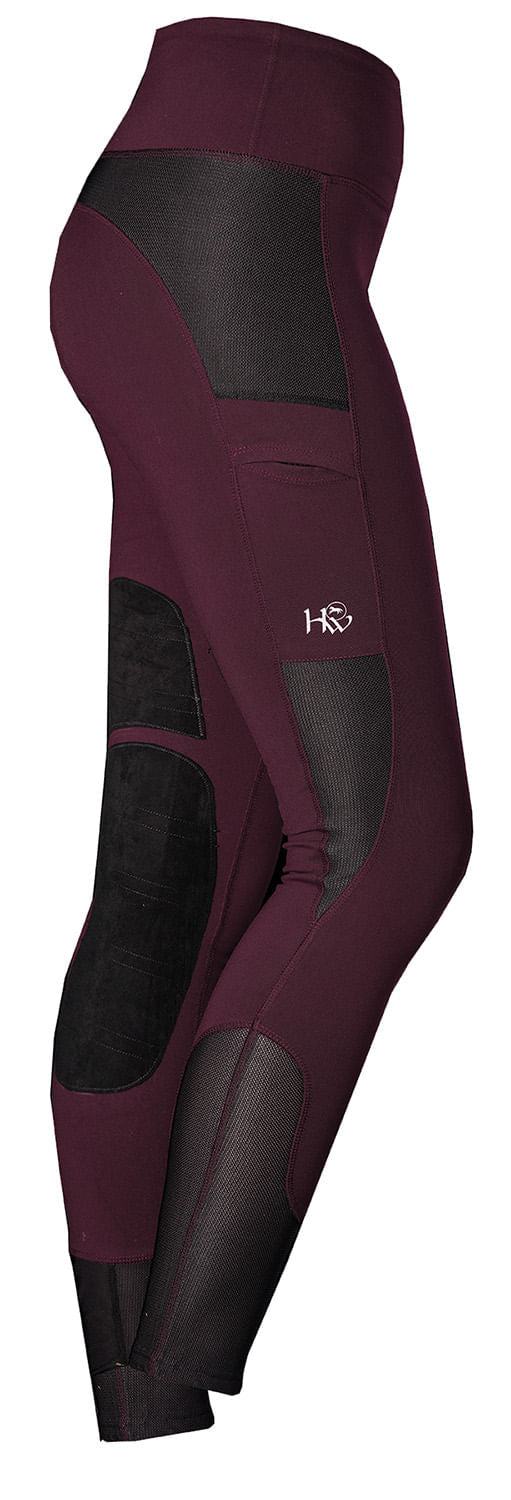 Horseware Riding Tights, Fig - Healthber