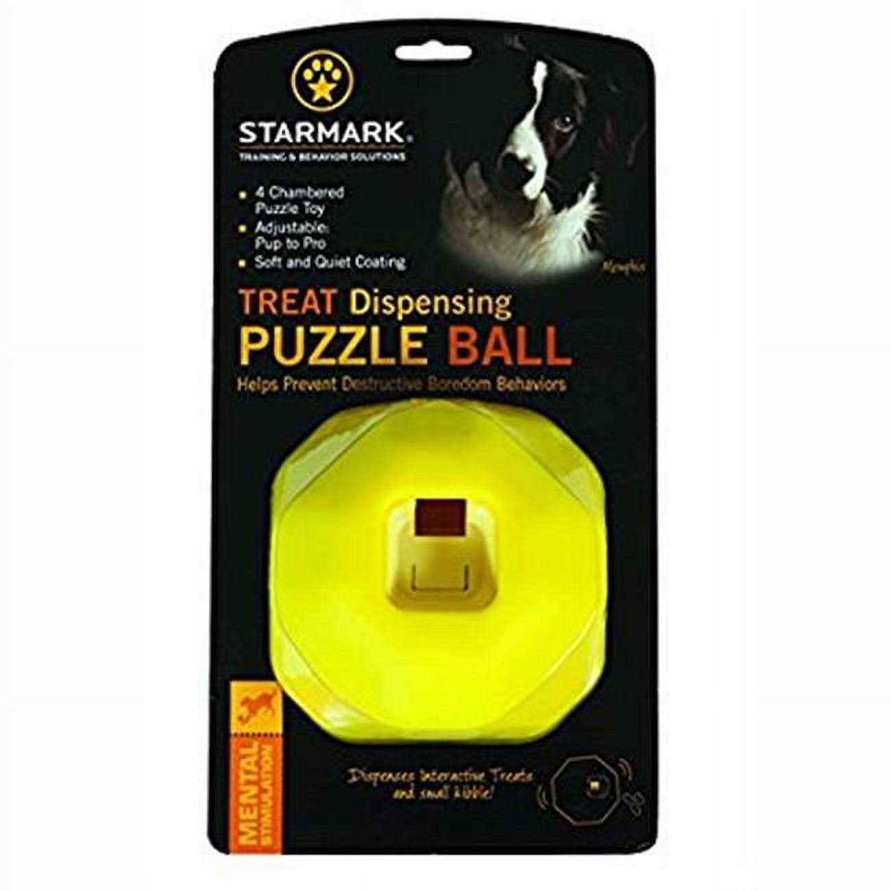 Starmark Treat Dispensing Puzzle Ball - Healthber