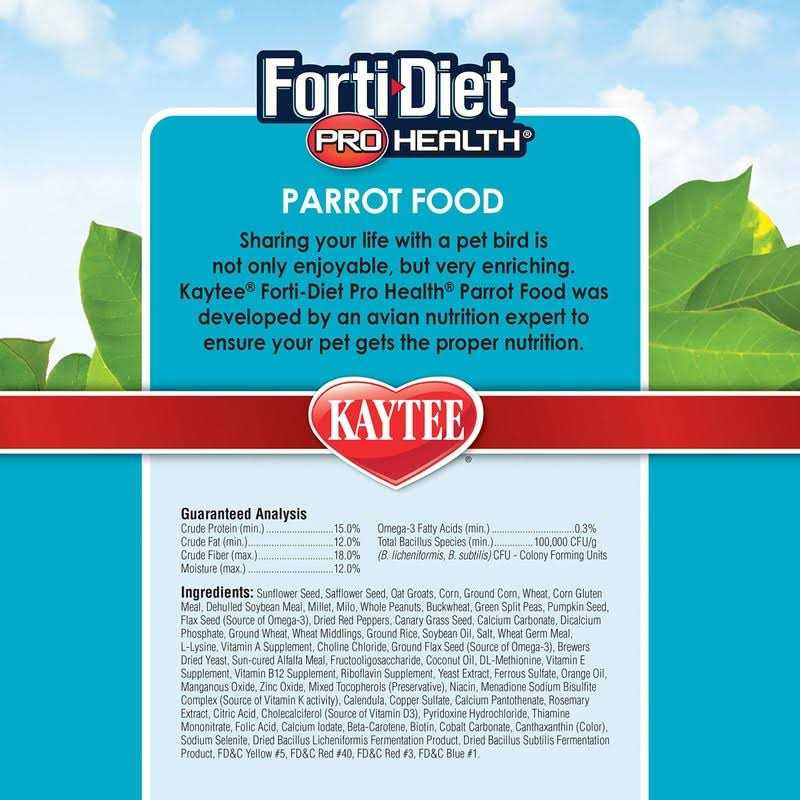 Kaytee Forti-Diet Pro Health Parrot Food - Healthber