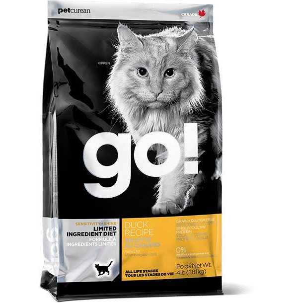 Go! Solutions Sensitivities Limited Ingredient Duck Recipe Dry Cat Food - Healthber