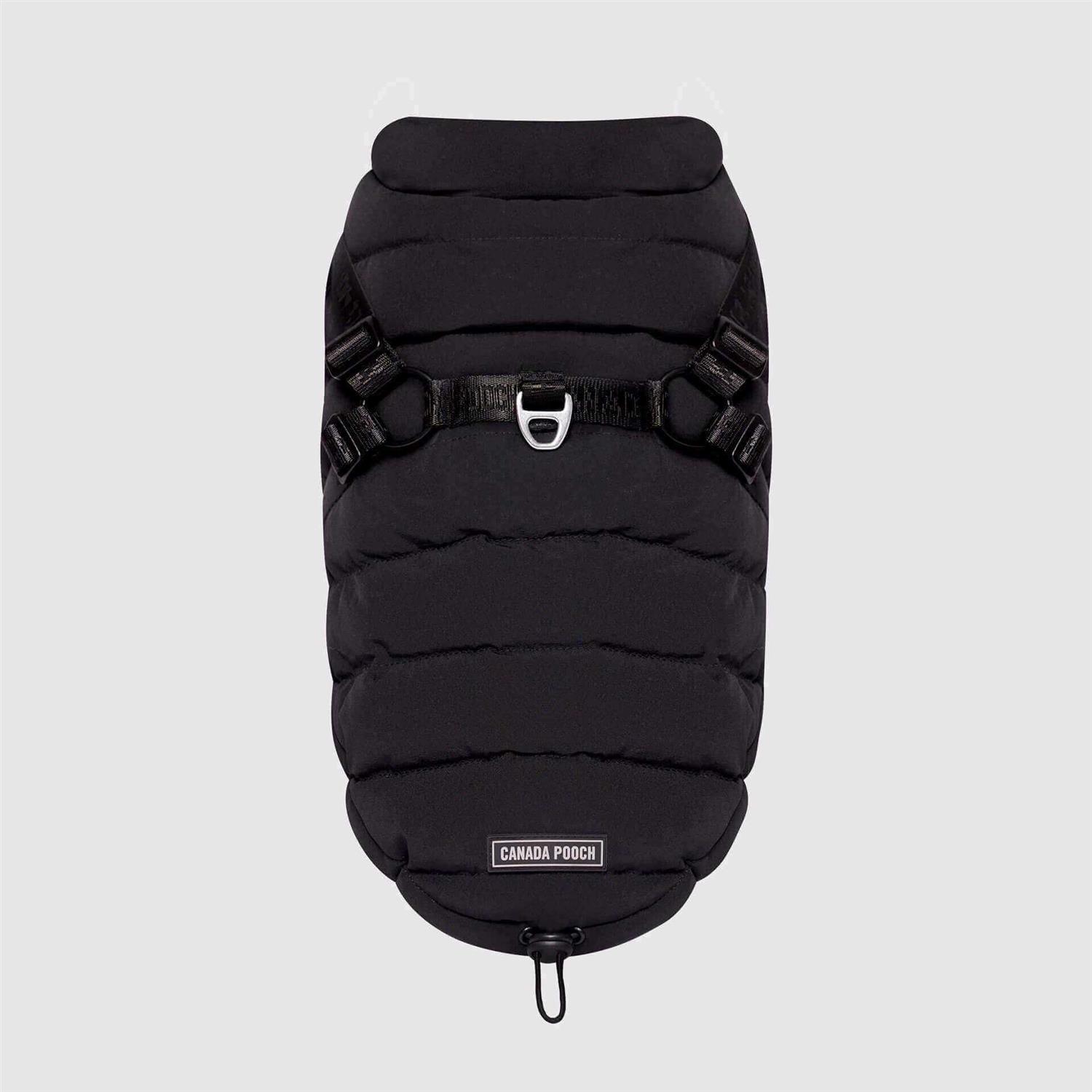 Canada Pooch Harness Puffer Black - Healthber