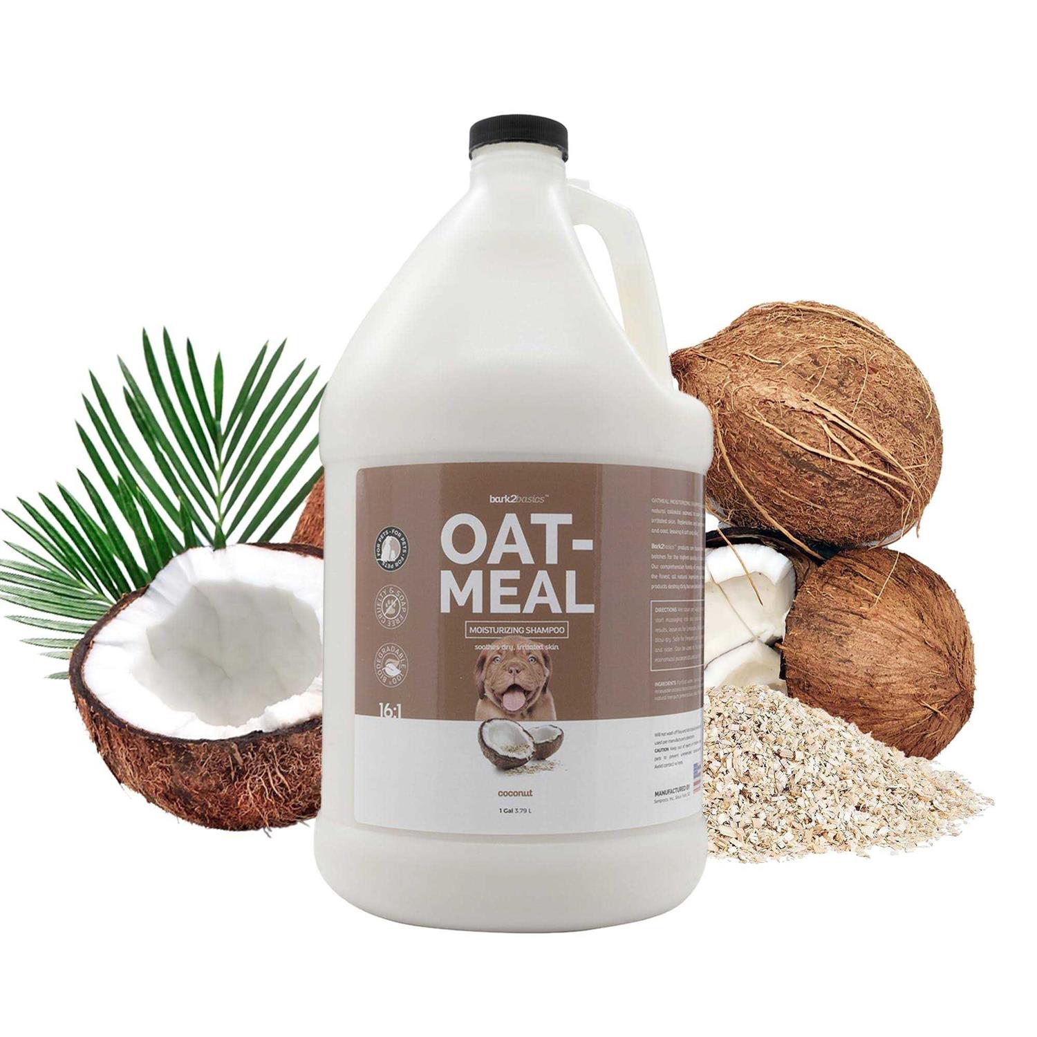 Bark2Basics Oatmeal Dog Shampoo 1 Gallon Natural Colloidal Oatmeal - Healthber