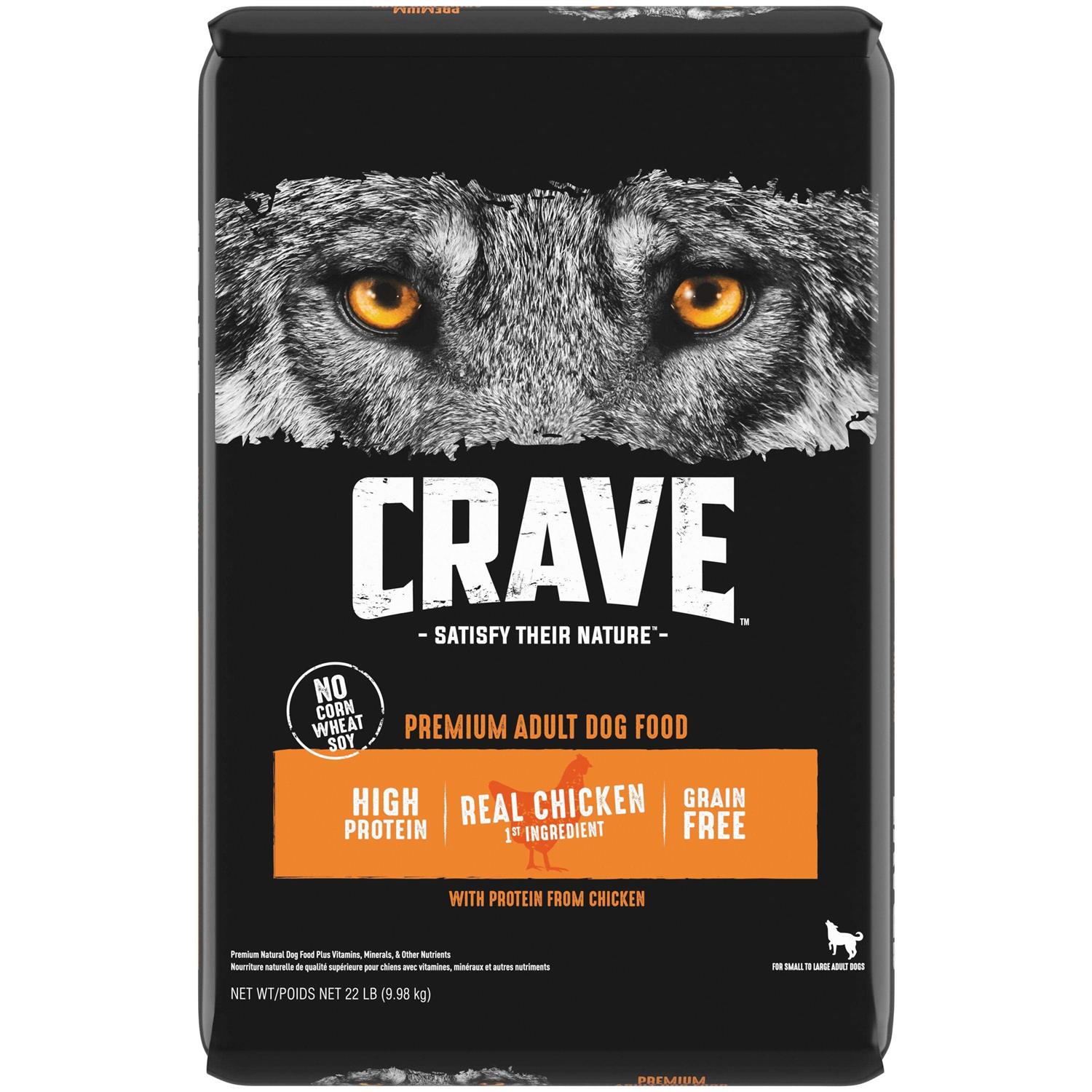 Crave Grain Free Adult Dry Dog Food with Protein - Healthber