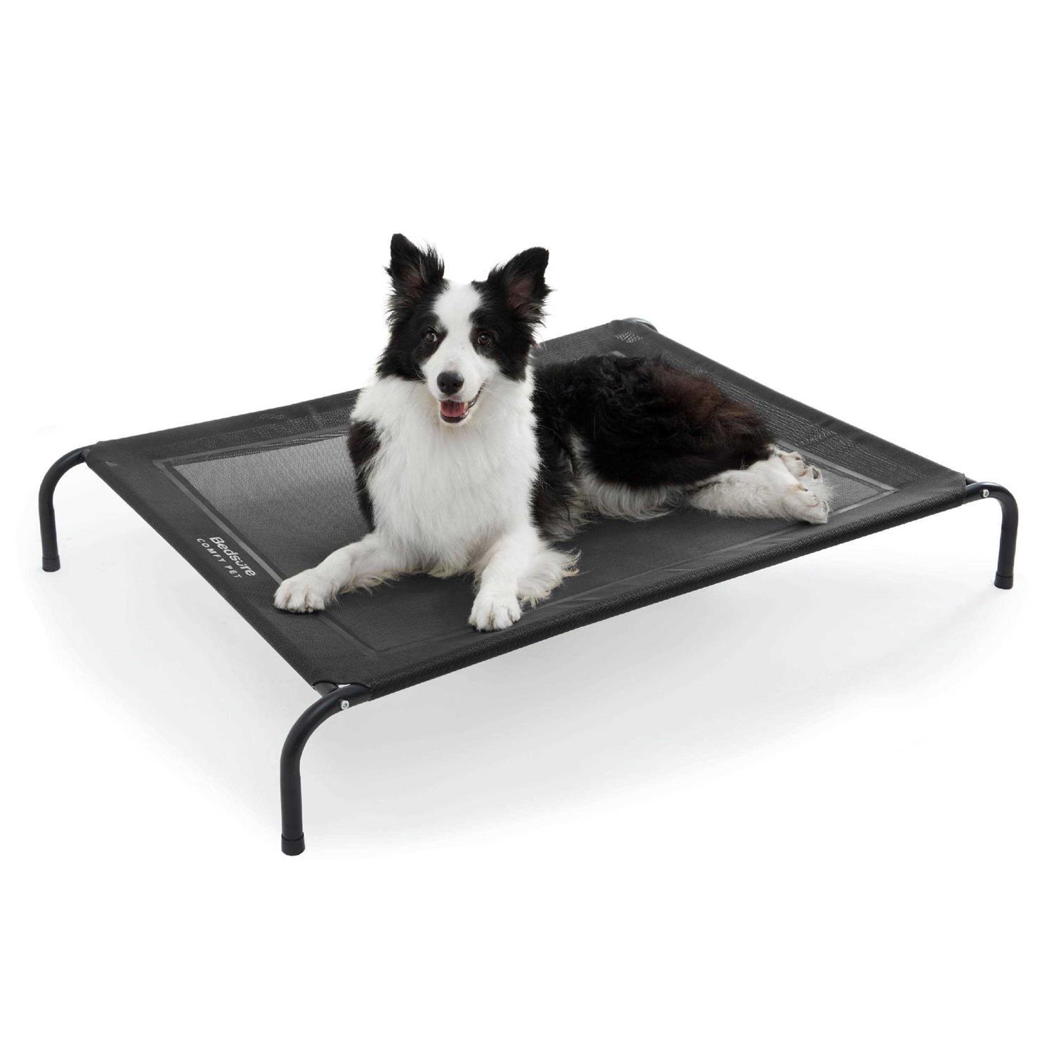 Bedsure Large Elevated Cooling Outdoor Dog Bed Raised Dog Cots Beds for Large Dogs - Healthber