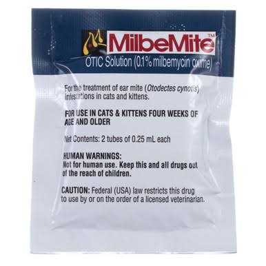 Milbemite Otic Solution for Cats - Healthber