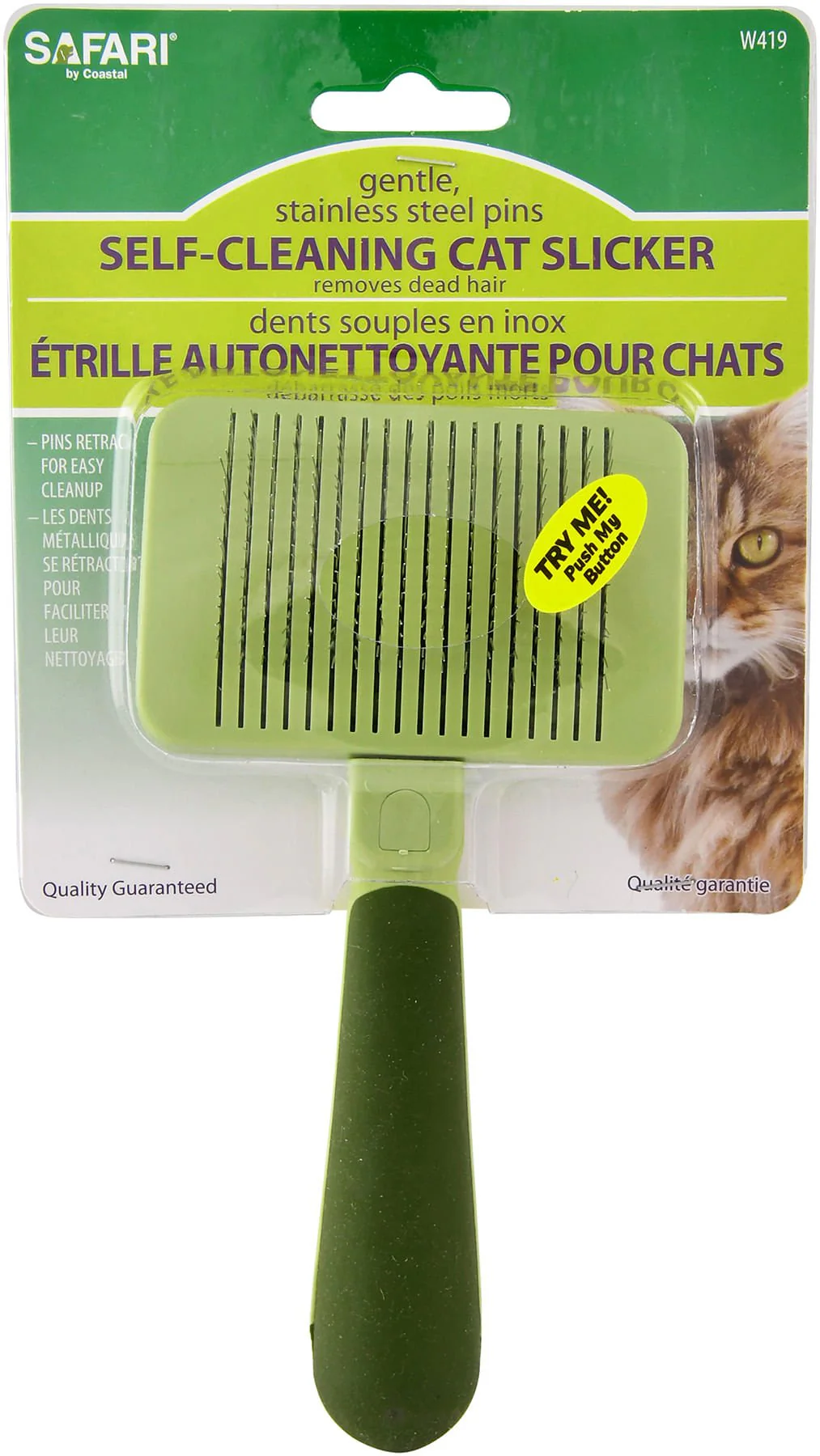 Coastal Self-Cleaning Slicker Brush, Small - Healthber