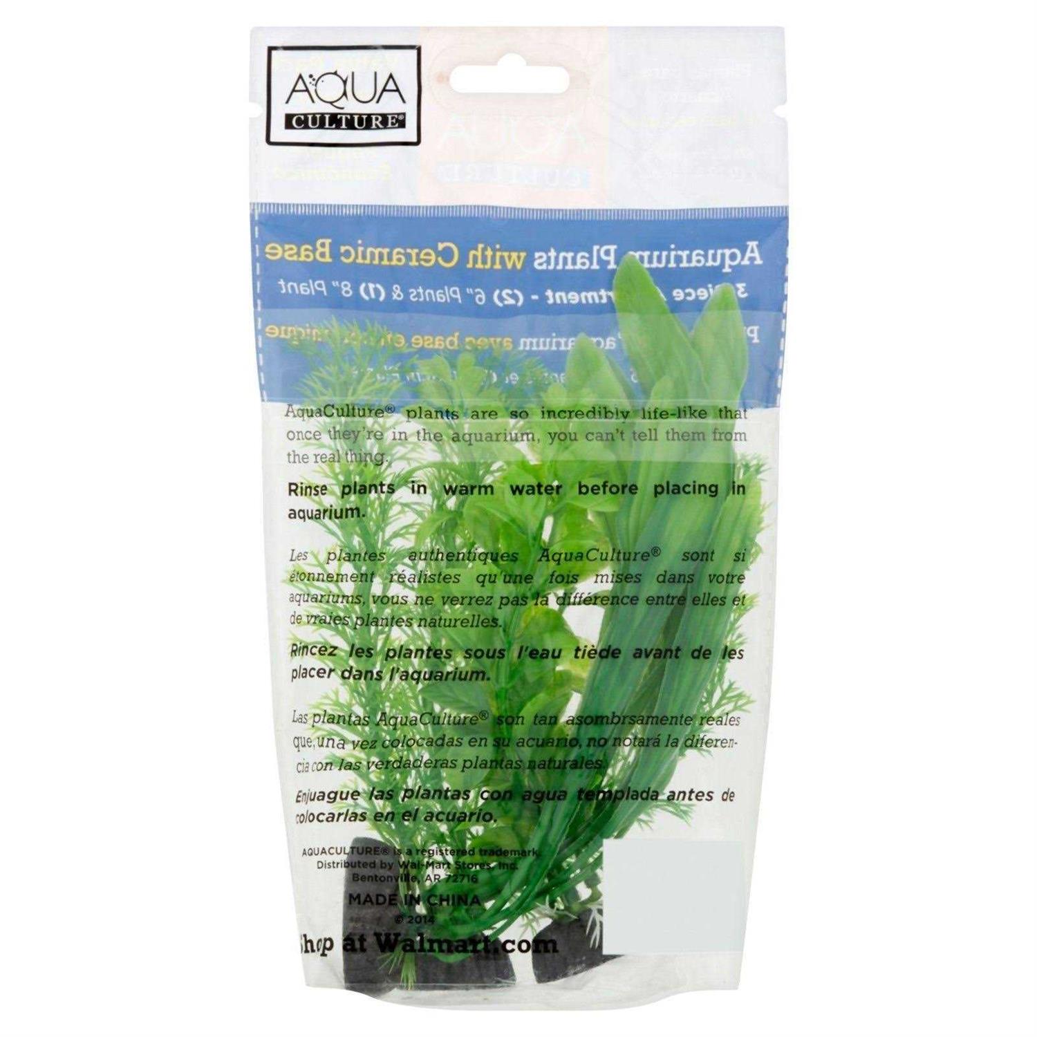Aqua Culture Aquarium Plants 3 Count - Healthber