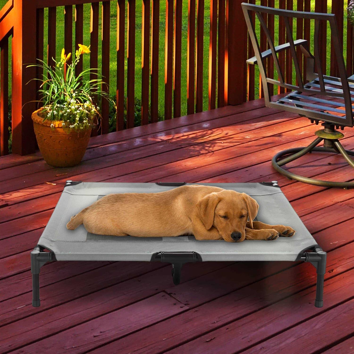Pet Adobe Cot-Style Elevated Pet Bed - Healthber