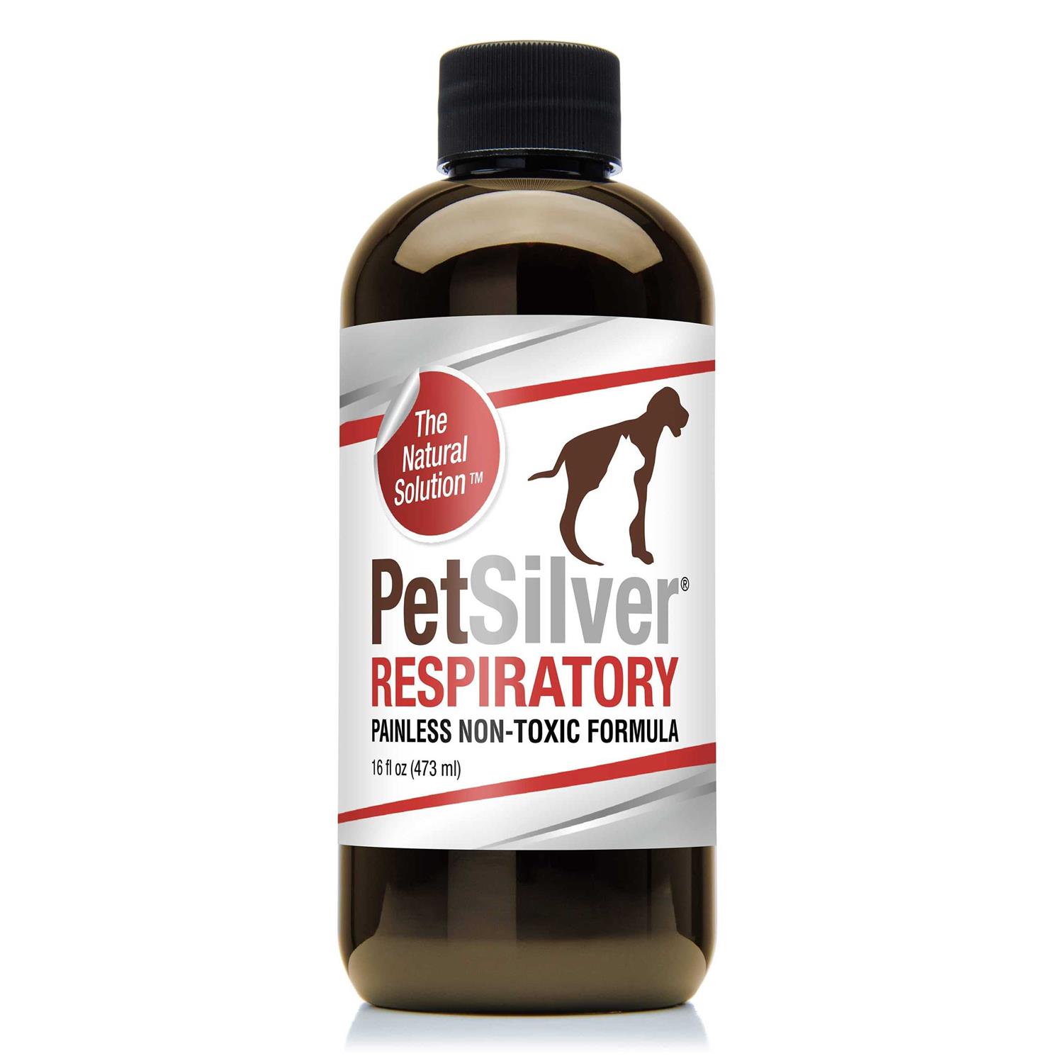 Petsilver Respiratory Solution with Chelated Silver, for Cats and Dogs - Healthber