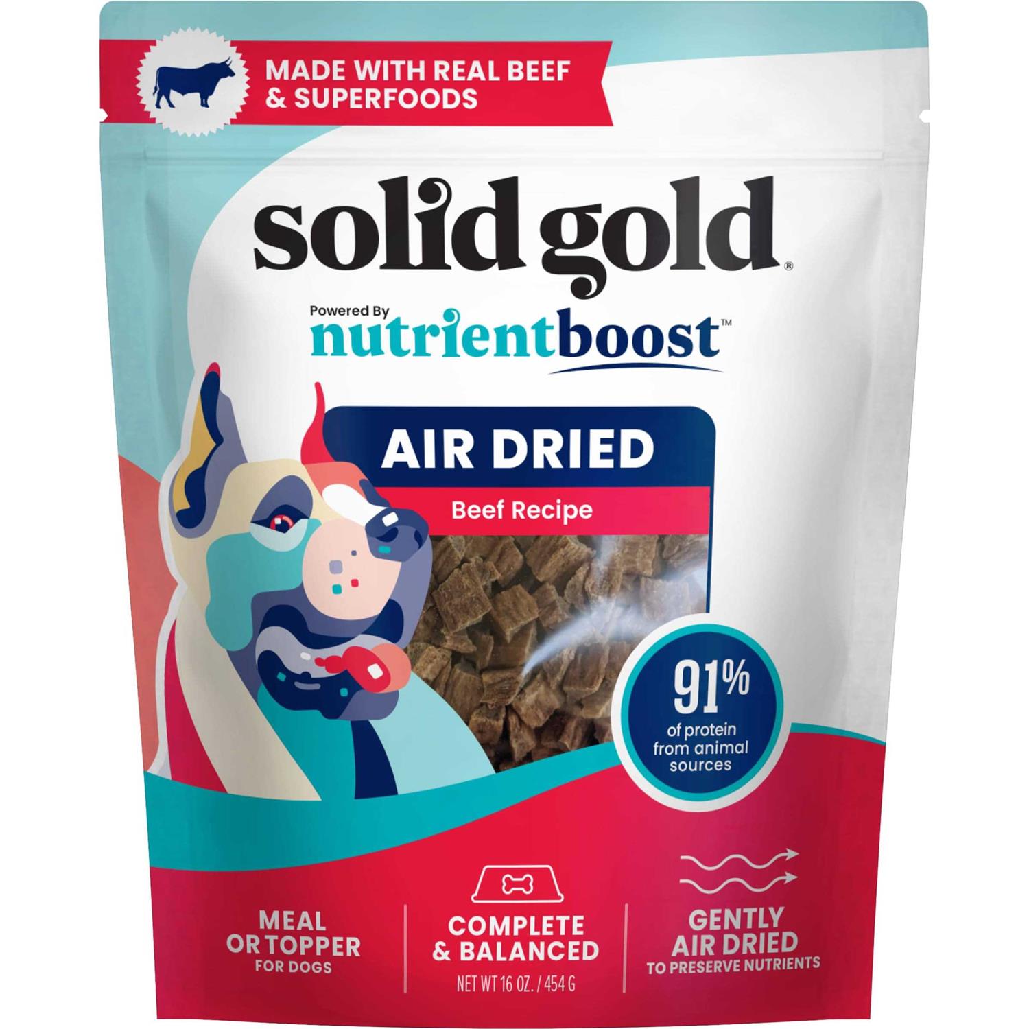 Solid Gold Air Dried Dog Food Toppers for Picky Eaters Dog Food Topper Made with Real - Healthber