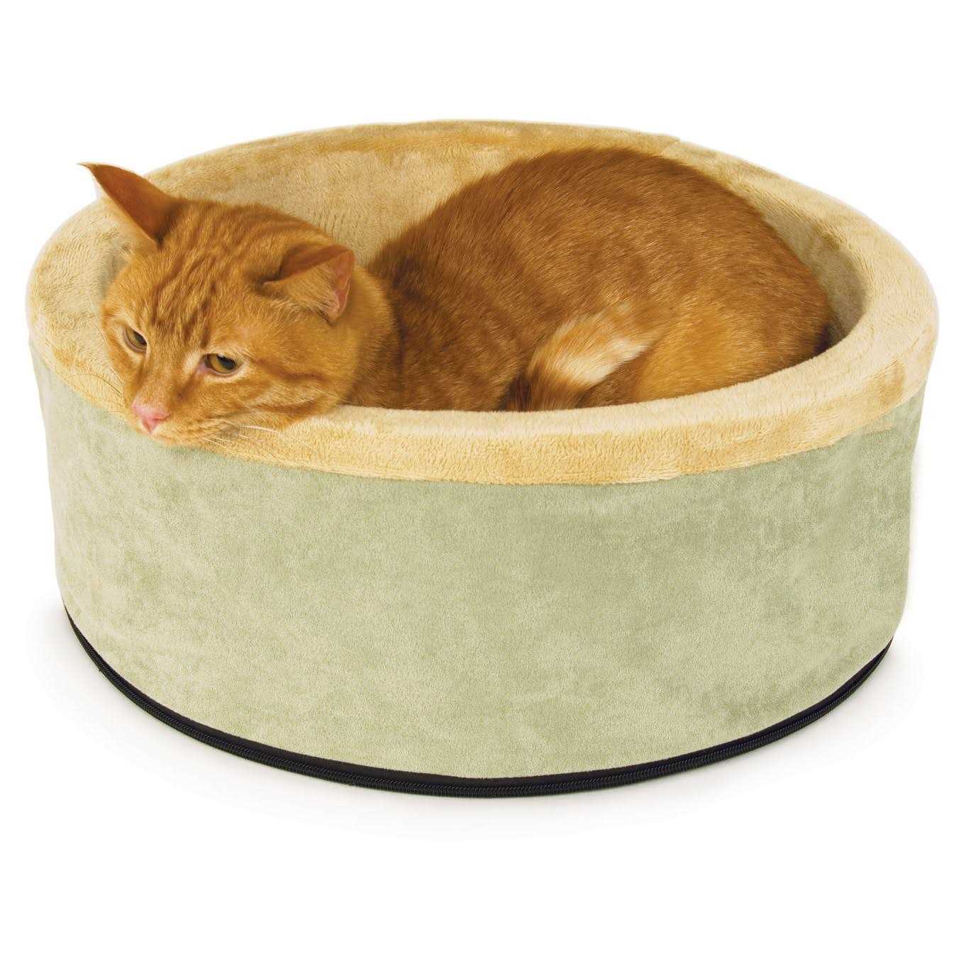 K&H Pet Products Thermo-Kitty Cat Bed - Healthber
