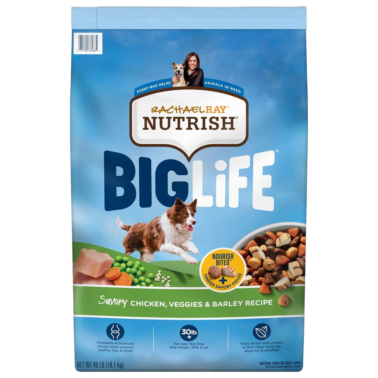 Rachael Ray Nutrish Big Life Dry Dog Food - Healthber
