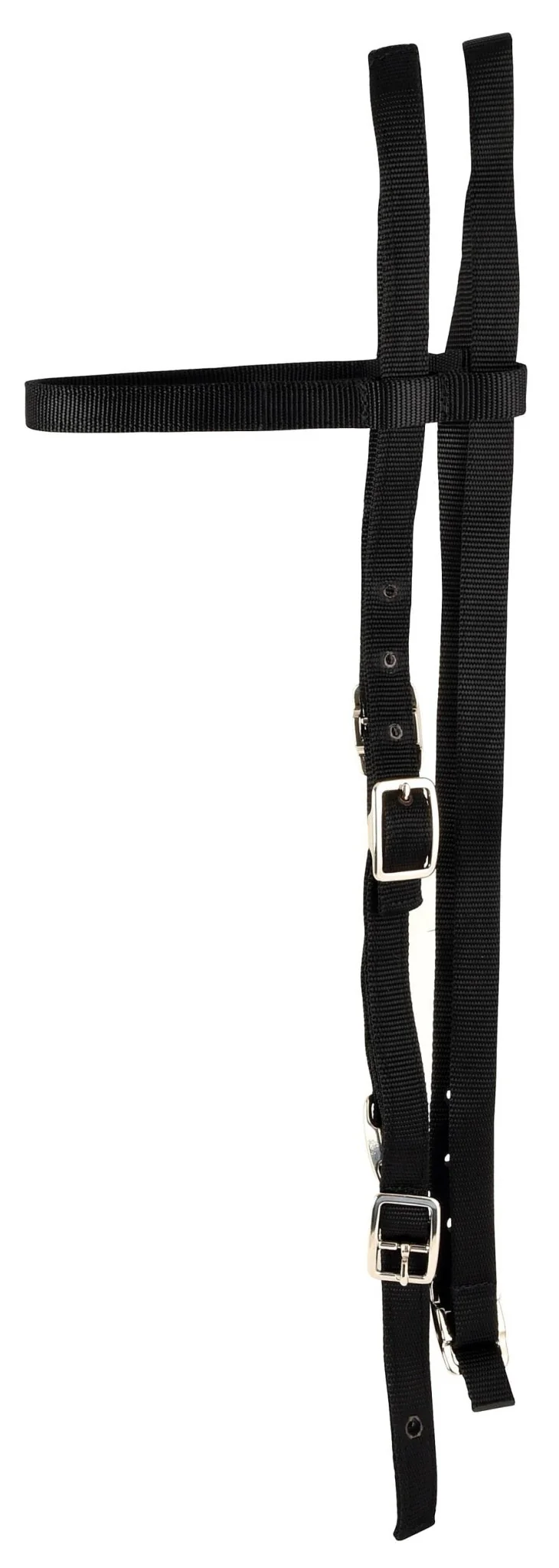 Western Browband Horse Headstall, 2-Ply Nylon - Healthber