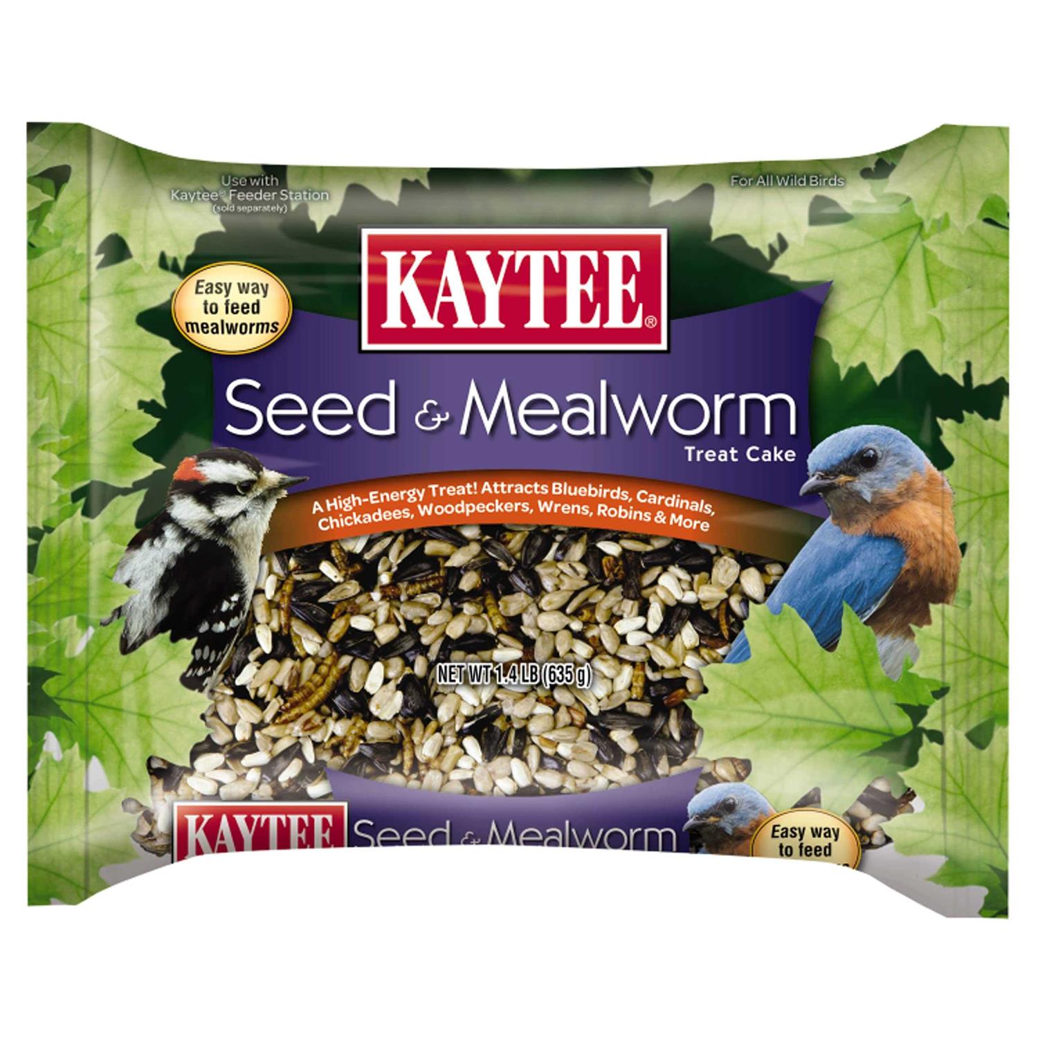 Kaytee Seed & Mealworm Cake - Healthber