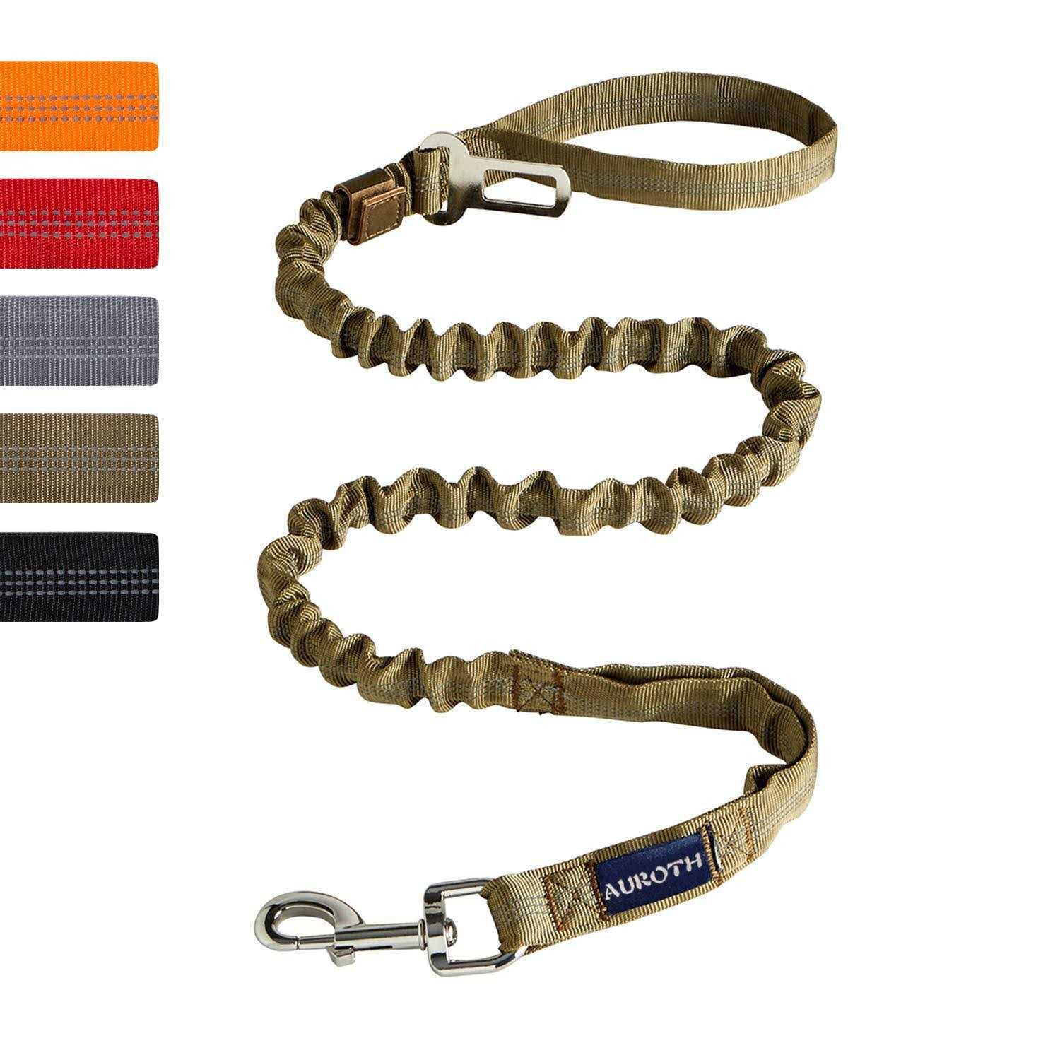 Auroth Dog Leash Large Dogs Heavy Duty Dog Leash Bungee - Healthber