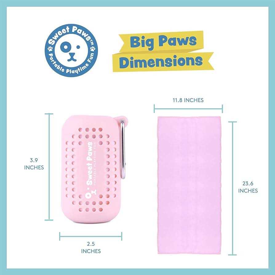 Sweet Paws Perfect Paws Portable Dog Towel - Healthber