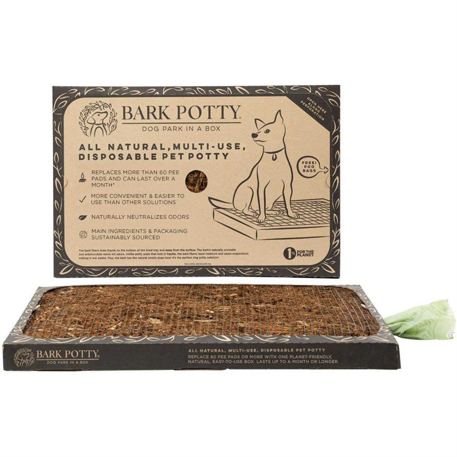 Bark Potty Natural Disposable Dog Potty Pad - Healthber