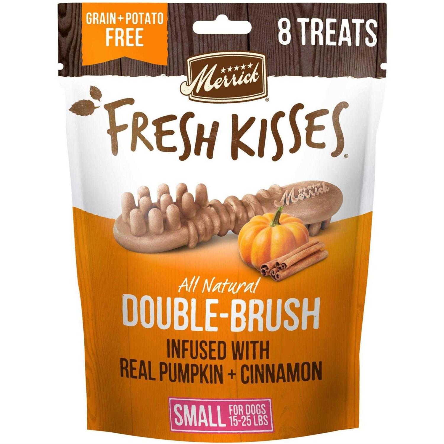 Merrick Dog Fresh Kisses Pumpkin Cinnamon - Healthber