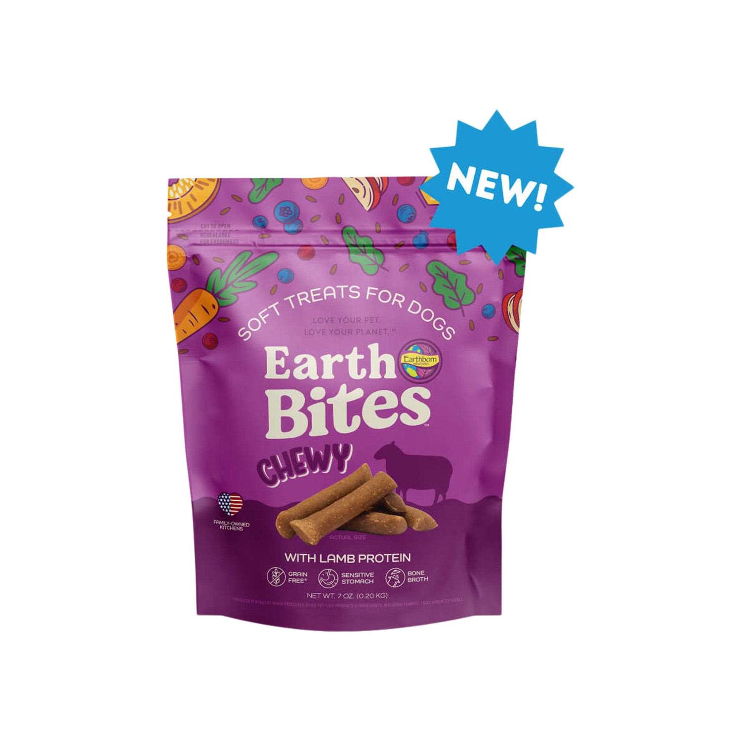 Earthborn Holistic EarthBites Chewy Soft Dog Treats 7 oz - Healthber